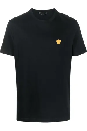 VERSACE Top, Herre, Sort, M, Bomuld, Sort T-shirts & Polos Opgrader Stil