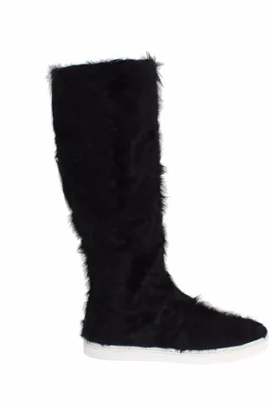 Dolce & Gabbana Sko, Dame, Sort, 36 EU, Læder, Sneakers