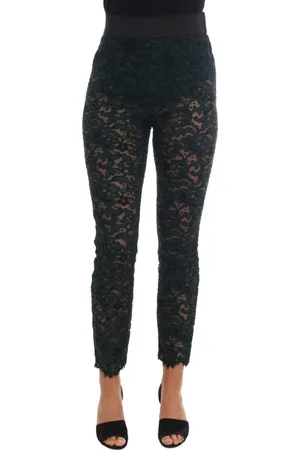 Dolce & Gabbana Bukser, Dame, Grøn, 2XS, Leggings