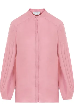 GABRIELA HEARST Bluser & Skjorter, Dame, Lyserød, XS, RSQ Rose Quartz Laetitia Bluse