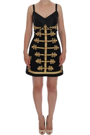 Dolce & Gabbana Kjole, Dame, Sort, S, Uld, Korte kjoler