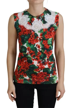 Dolce & Gabbana Top, Dame, Flerfarvet, L, Ærmeløse toppe
