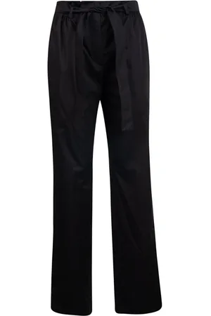 Moschino Bukser, Dame, Sort, XS, Uld, Wide Bukser