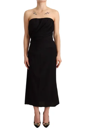 Dolce & Gabbana Kjole, Dame, Sort, XS, Maxi Dresses
