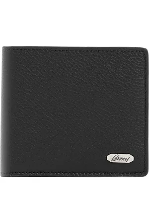 BRIONI Tilbehør, Herre, Sort, ONE SIZE, Læder, Læderpung Sort Taupe 1028