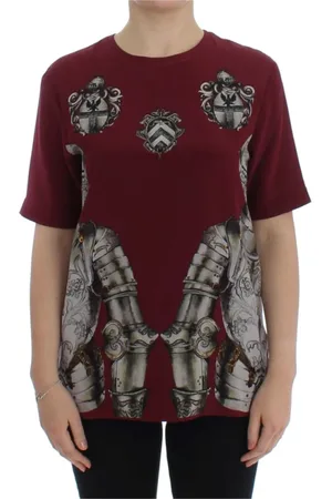 Dolce & Gabbana Top, Dame, Flerfarvet, XS, Uld, T-shirts