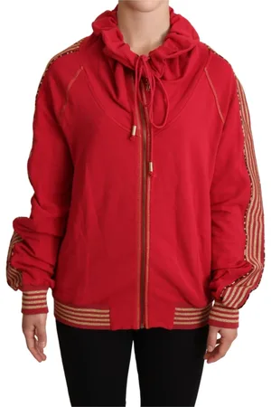 John Galliano Sweathshirts & Hoodies, Dame, Rød, XS, Bomuld, Zip-throughs