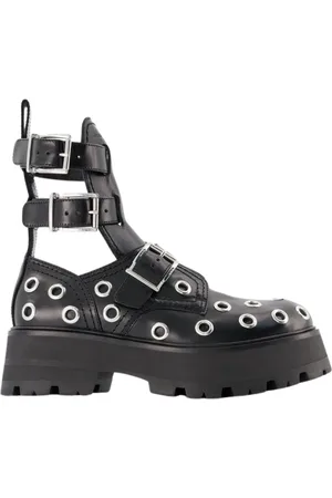 Alexander McQueen Sko, Dame, Sort, 37 1/2 EU, Ankelstøvler