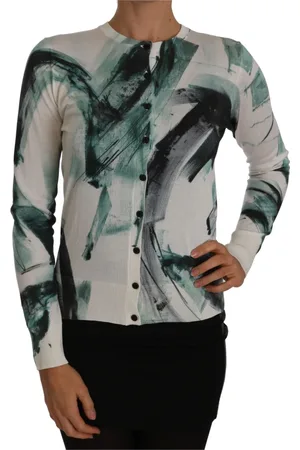 Dolce & Gabbana Strik, Dame, Flerfarvet, 3XS, Uld, Cardigans