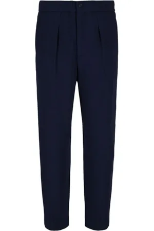 Giorgio Armani Bukser, Herre, Sort, M, Uld, Chinos