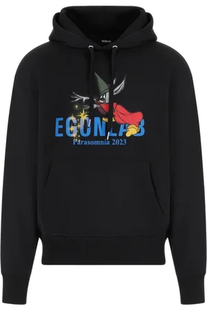 EgonLab Sweathshirts & Hoodies, Herre, Sort, M, Bomuld, Fantasia Sort Hoodie