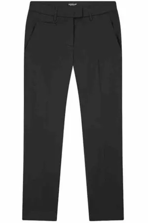 Dondup Bukser, Herre, Sort, W28, Slim-Fit Cropped Chino Bukser