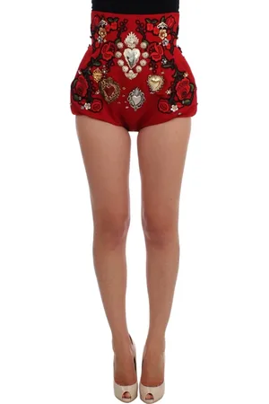 Dolce & Gabbana Shorts, Dame, Rød, S, Korte shorts