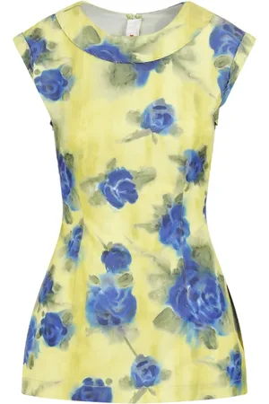 Marni Top, Dame, Flerfarvet, XS, Polyester, Lemonade Polyester Top