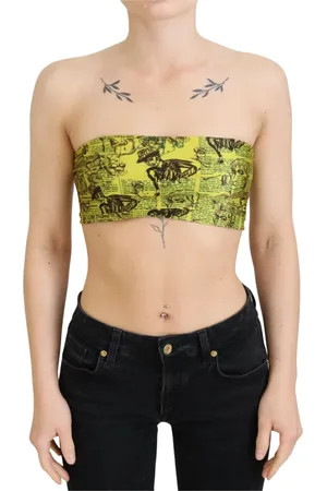 John Galliano Top, Dame, Flerfarvet, 2XS, Nylon, Ærmeløse toppe