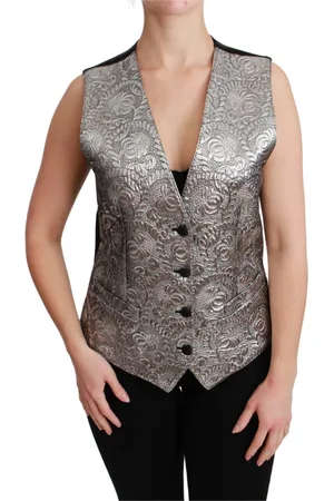 Dolce & Gabbana Jakke, Dame, Flerfarvet, 2XS, Bomuld, Vests