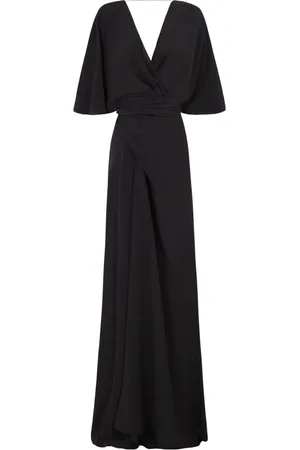 Cortana Kjole, Dame, Sort, 2XL, Martina Sort Silkekjole