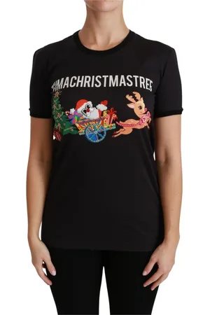 Dolce & Gabbana Top, Dame, Sort, M, Bomuld, T-shirts