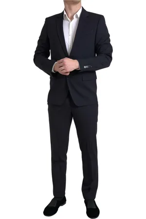 Dolce & Gabbana Jakkesæt, Herre, Blå, L, Single Breasted Suits