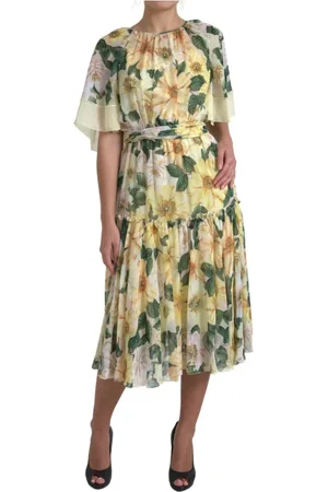 Dolce & Gabbana Kjole, Dame, Flerfarvet, M, Maxi Dresses