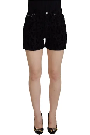 Dolce & Gabbana Shorts, Dame, Sort, XS, Bomuld, Korte shorts