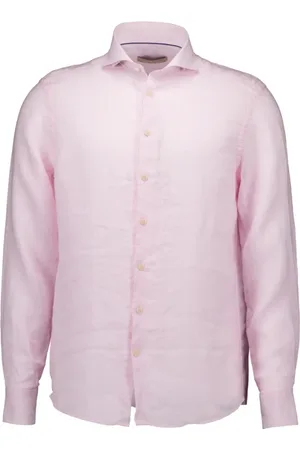 john miller Skjorte, Herre, Lyserød, M, Casual Bluser