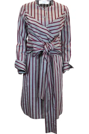 Victoria Beckham Kjole, Dame, Flerfarvet, S, Bomuld, Shirt Dresses