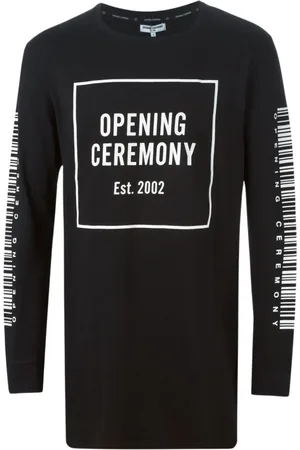 Opening Ceremony Top, Herre, Sort, S, Bomuld, Long Sleeve Tops