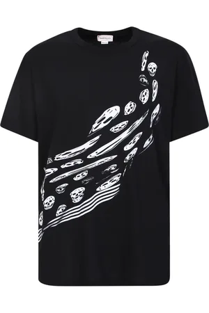 Alexander McQueen Top, Herre, Sort, S, Bomuld, T-shirts