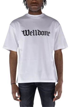 We11 Done Top, Herre, Hvid, L, Bomuld, T-shirts