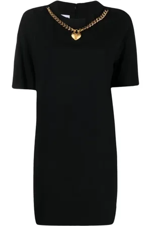 Moschino Kjole, Dame, Sort, XS, Korte kjoler