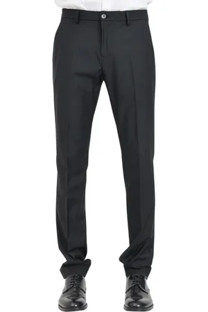 Patrizia Pepe Bukser, Herre, Sort, 2XL, Uld, Suit Bukser