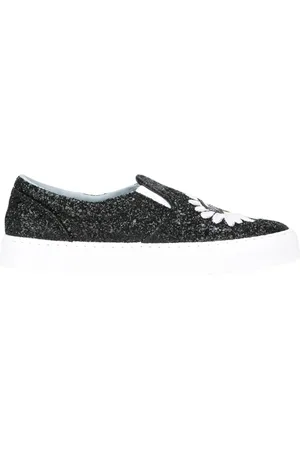 Chiara Ferragni Sko, Dame, Sort, 39 EU, Læder, Sort Slip-On Sko