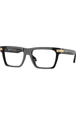 VERSACE Tilbehør, Herre, Sort, 53 MM, Uld, Stilfulde Briller Sort GB1 Stel