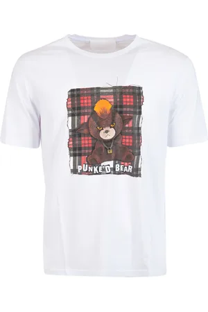 Neil Barrett Top, Herre, Hvid, S, Uld, T-shirts