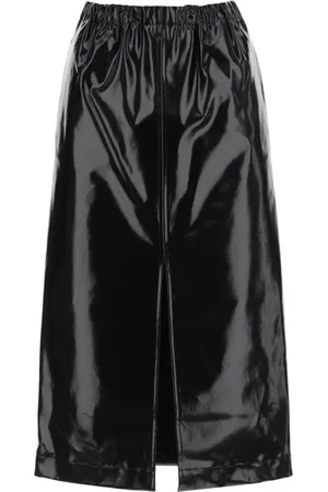 Maison Margiela Nederdel, Dame, Sort, M, Bomuld, Plisseret Mini Nederdel