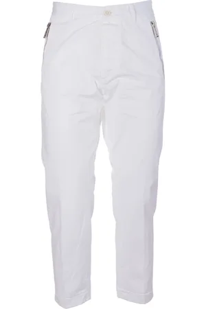 Dsquared2 Bukser, Herre, Hvid, XS, Uld, Chinos