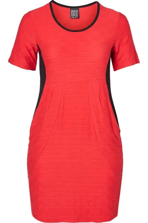 Pont Neuf Kjole, Dame, Rød, 3XL, Tyl, PNBianco Sia - Tomato