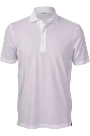 Gran Sasso Top, Herre, Hvid, M, Bomuld, Polo Bluser