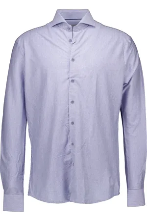 john miller Skjorte, Herre, Blå, 2XL, Casual Bluser