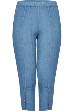 Pont Neuf Bukser, Dame, Blå, 3XL, Uld, PNBonni - Soft
