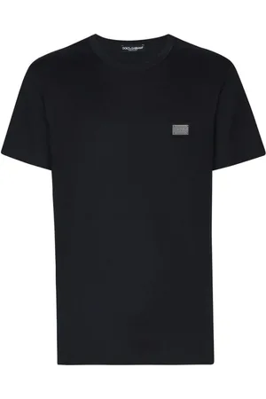 Dolce & Gabbana Top, Herre, Blå, XL, Bomuld, T-shirts