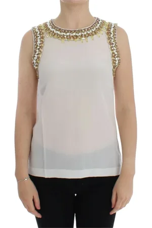 Dolce & Gabbana Bluser & Skjorter, Dame, Hvid, XS, Blouses