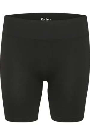 Saint Tropez Undertøj, Dame, Sort, L/XL, Højtaljede Sorte Shorts Knickers