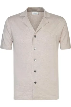 Profuomo Skjorte, Herre, , XL, Bomuld, Short Sleeve Bluser
