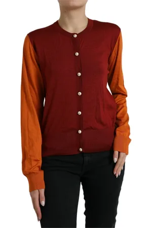 Dolce & Gabbana Strik, Dame, Flerfarvet, 2XL, Cardigans