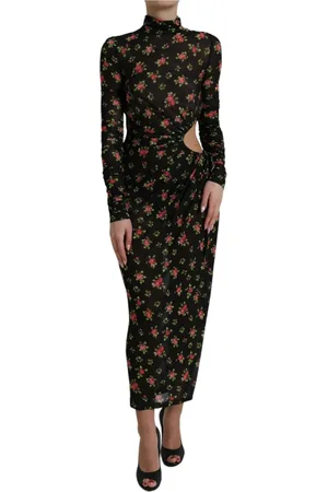 Dolce & Gabbana Kjole, Dame, Flerfarvet, XS, Maxi Dresses