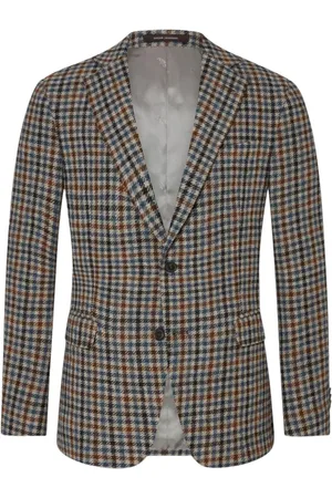 Oscar Jacobson Jakke, Herre, Flerfarvet, M, Uld, Fogerty Blazer