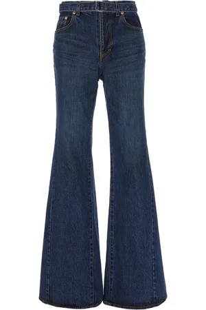 SACAI Jeans, Dame, Blå, L, Bomuld, Jeans