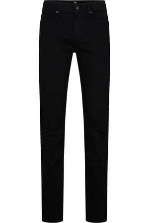 HUGO BOSS Jeans, Herre, Sort, W36 L32, Bomuld, Slim-fit Jeans